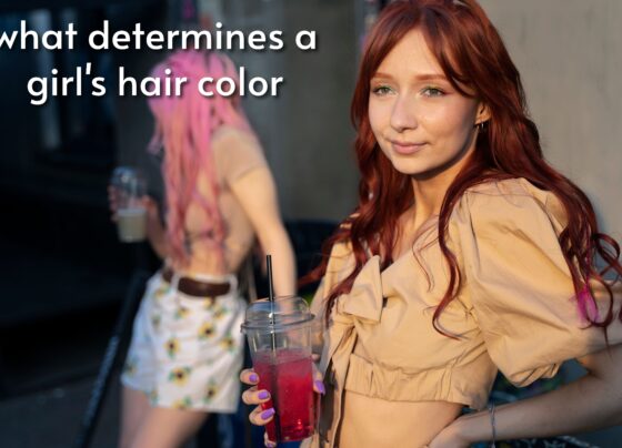 what determines a girl's hair color